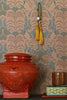 HELLO MONKEY - ROSEMARY GREEN wallpaper