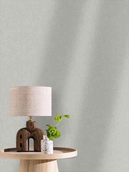 LINEN 2 UNI METALLISE/IRISE wallpaper (9 colours)