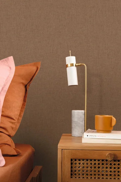 LINEN 2 UNI METALLISE/IRISE wallpaper (9 colours)