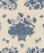 BIRDS NEST - INK BLUE wallpaper