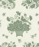 BIRDS NEST - CELADON wallpaper