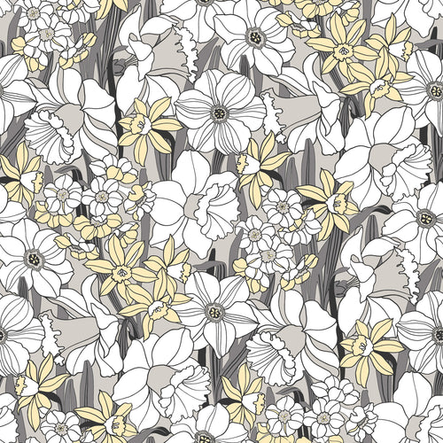 PÅSKLILJA - GRÅ wallpaper