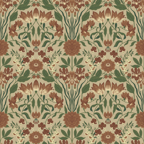 TRÄDGÅRDEN - BEIGE MULTI tapeet