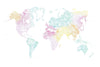 WORLD MAP pilttapeet