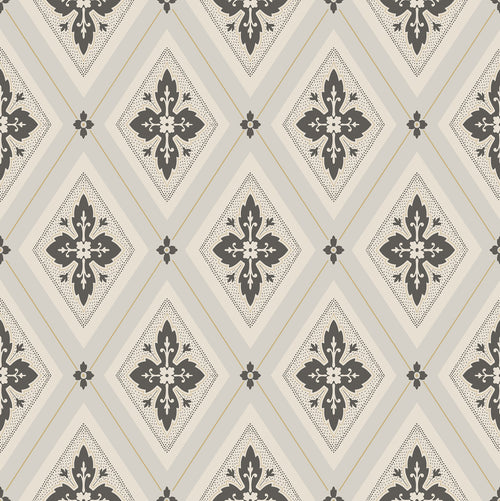 ASTRID - SVART/BEIGE tapeet