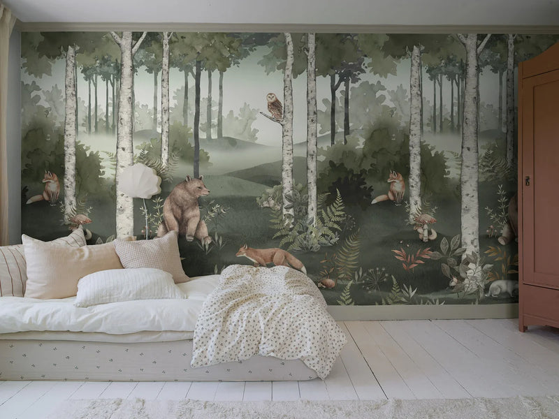 WILD FOREST MURAL pilttapeet