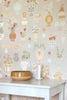 FLORAL DAIQUIRI - MISTY GRAYwallpanel