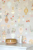 FLORAL DAIQUIRI - MISTY GRAYwallpanel