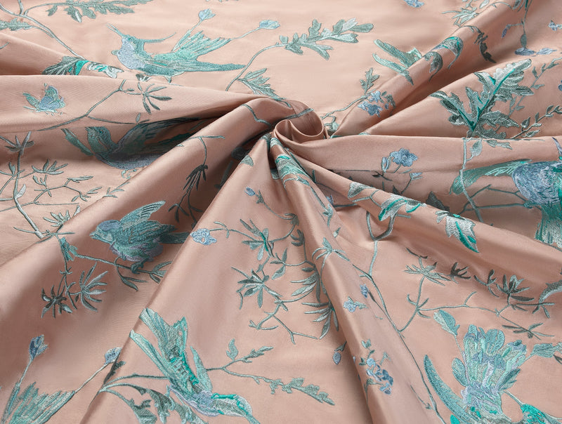 HUMMINGBIRDS SILK kangas