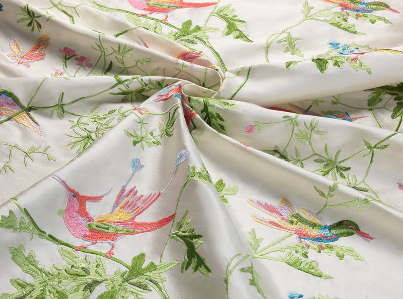 HUMMINGBIRDS SILK kangas