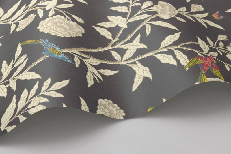 ROSEBERRY WITH BIRDS wallpaper