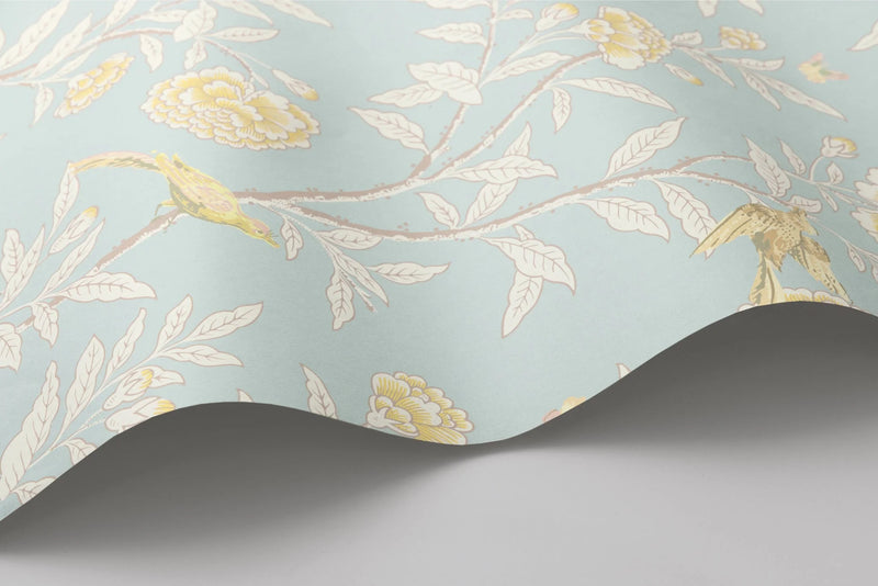 ROSEBERRY WITH BIRDS wallpaper