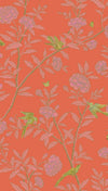 ROSEBERRY WITH BIRDS wallpaper