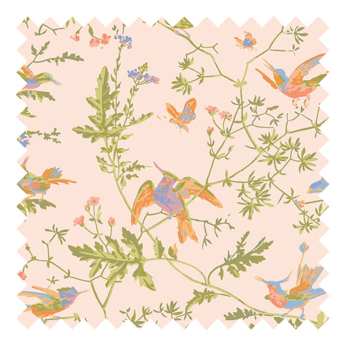 HUMMINGBIRDS COTTON fabric