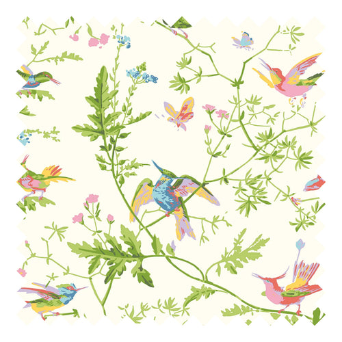 HUMMINGBIRDS SILK kangas
