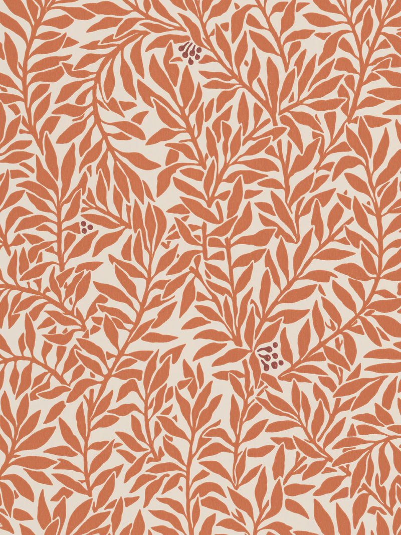 SERPENTIN - WARM TERRACOTTA wallpaper