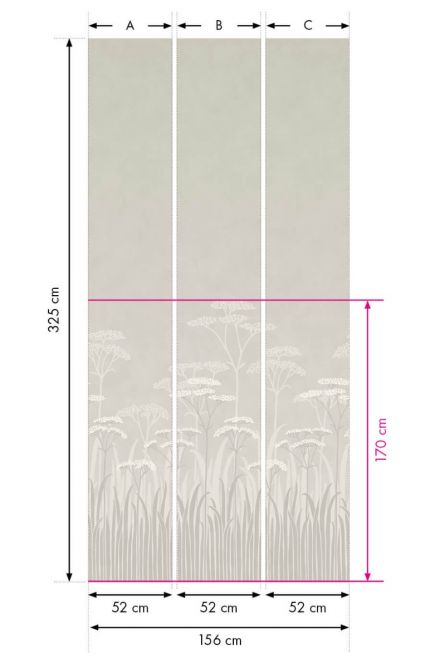 ACHILLEA BRUME pilttapeet