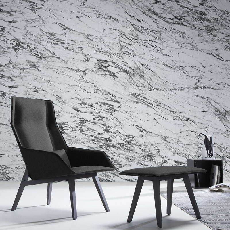 ARABESCATO MARBLE pilttapeet (Black & White)