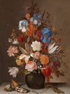 STILL LIFE WITH FLOWERS III wallpanel