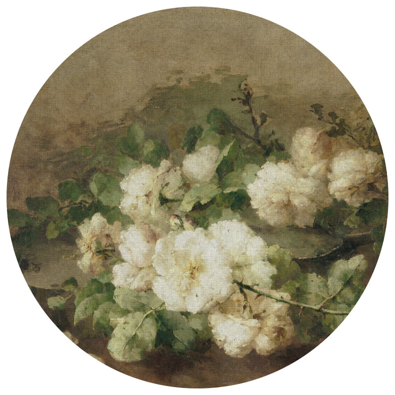 ROSES ON A GUITAR circular wallpanel