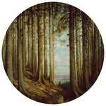 ALPINE SCENE circular wallpanel