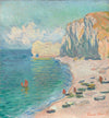 THE BEACH AND THE FALAISE D'AMONT wallpanel