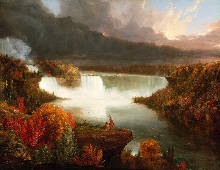 DISTANT VIEW OF NIAGARA FALLS wallpanel