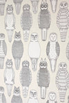 OWLS OF THE BRITISH ISLES WALLPAPER tapeet