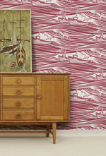 Whitby Wallpaper - Awning Red