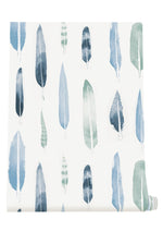 Feathers Wallpaper - Chalkhill Blue