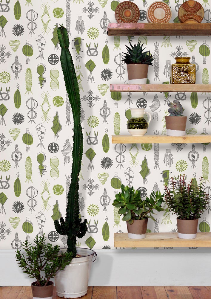 Equinox Wallpaper - Asparagus