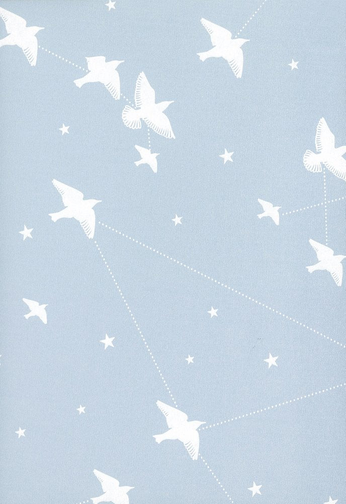Star-ling Wallpaper - Powder Blue