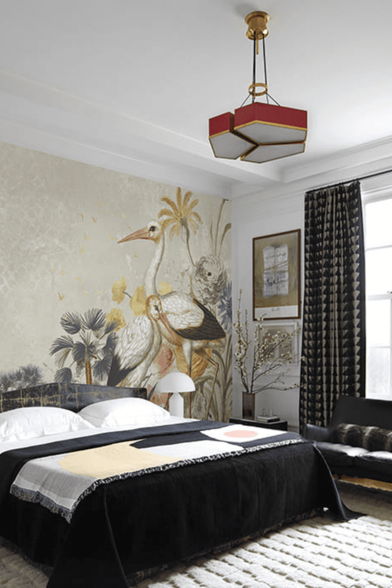 CRANES IN LOVE wallpanel