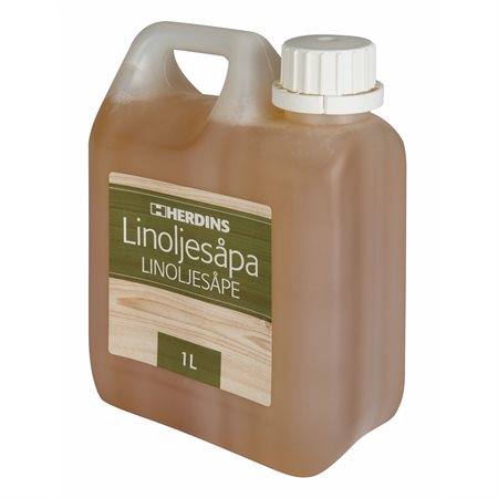 LINOLJESÅPA Linseed oil soap Natural 1l