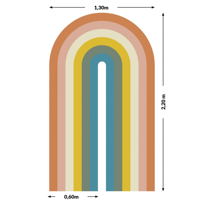 RAINBOW ARCH 2 kleebisdekoor (Trendy)