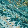 SARRANCOLIN MARBLE pilttapeet (Turquoise & Gold)